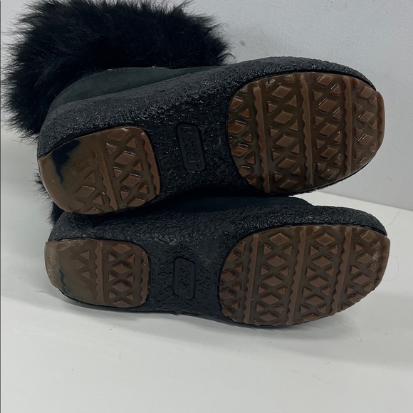 Oscar Sport Fur & Suede Boot in Black Size 38/US 7 - Picture 8 of 9